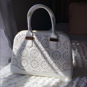 White purse